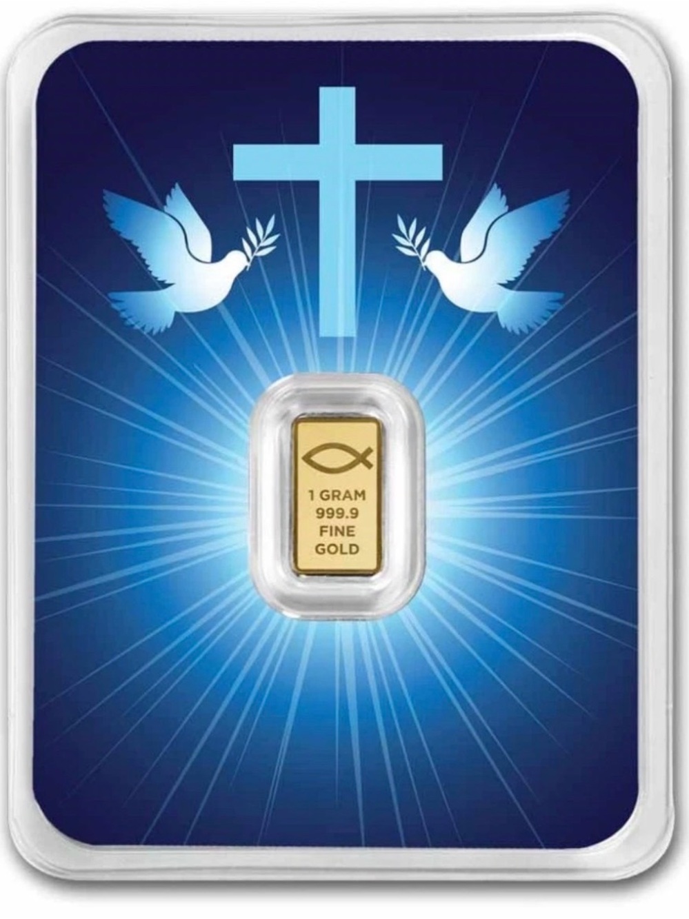 2026 Pamp Suisse 1 Gram Blessings of Jesus Christ Dove & Cross in TEP - Picture 2 of 4